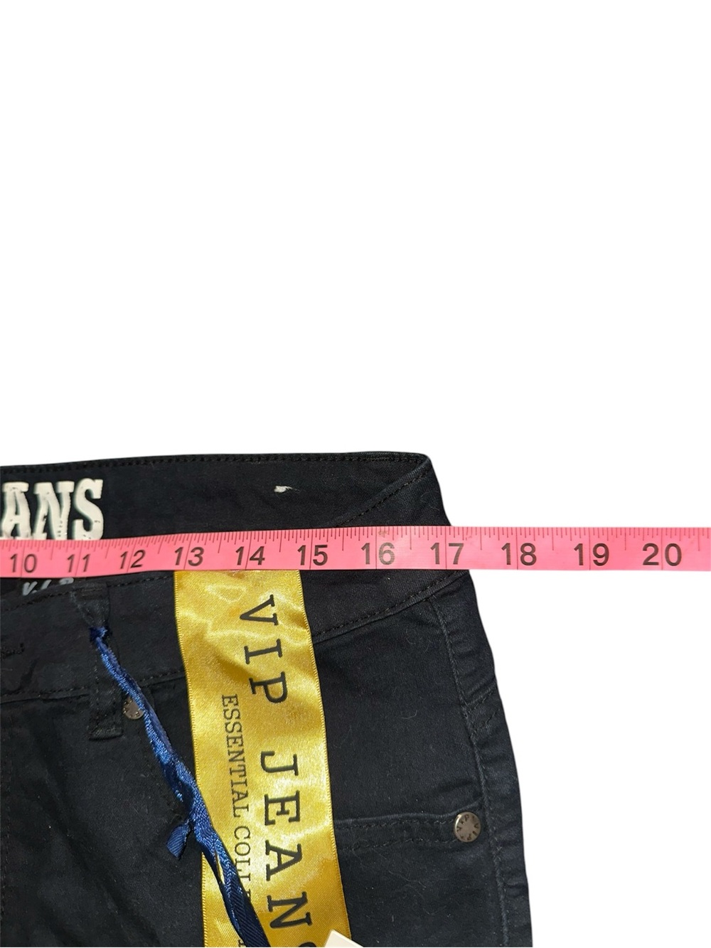 NWT VIP Black Skinny Jeans with Branded Waistband - Picture 9 of 13